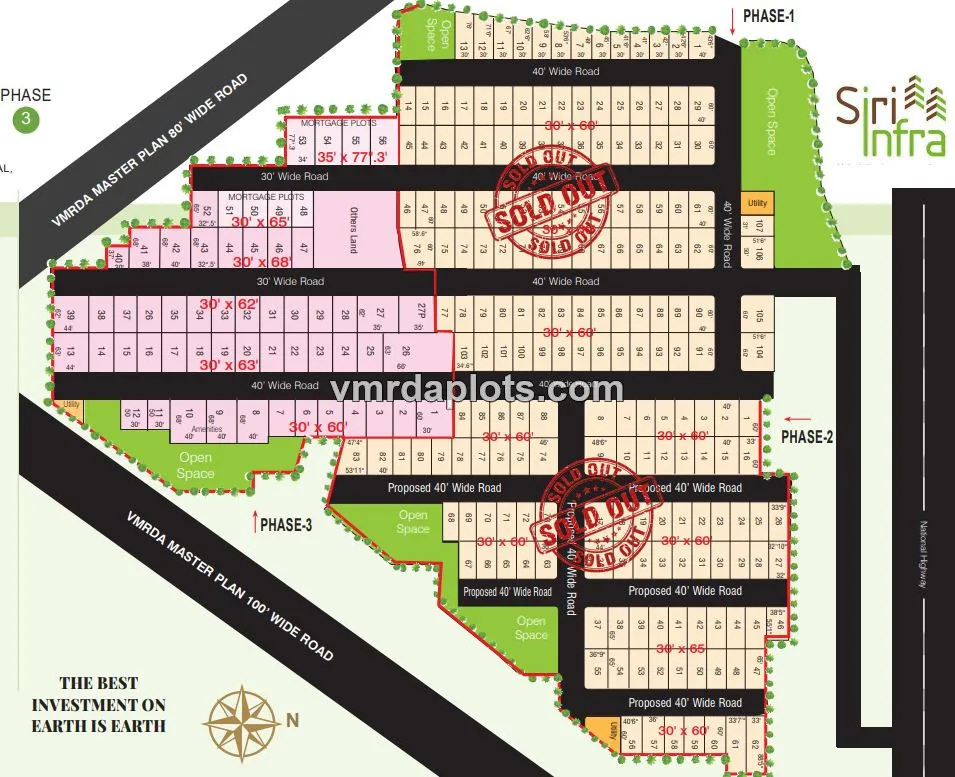 BHOGAPURAM VMRDA PLOTS - SAVARAVILLI, VISAKHAPATNAM