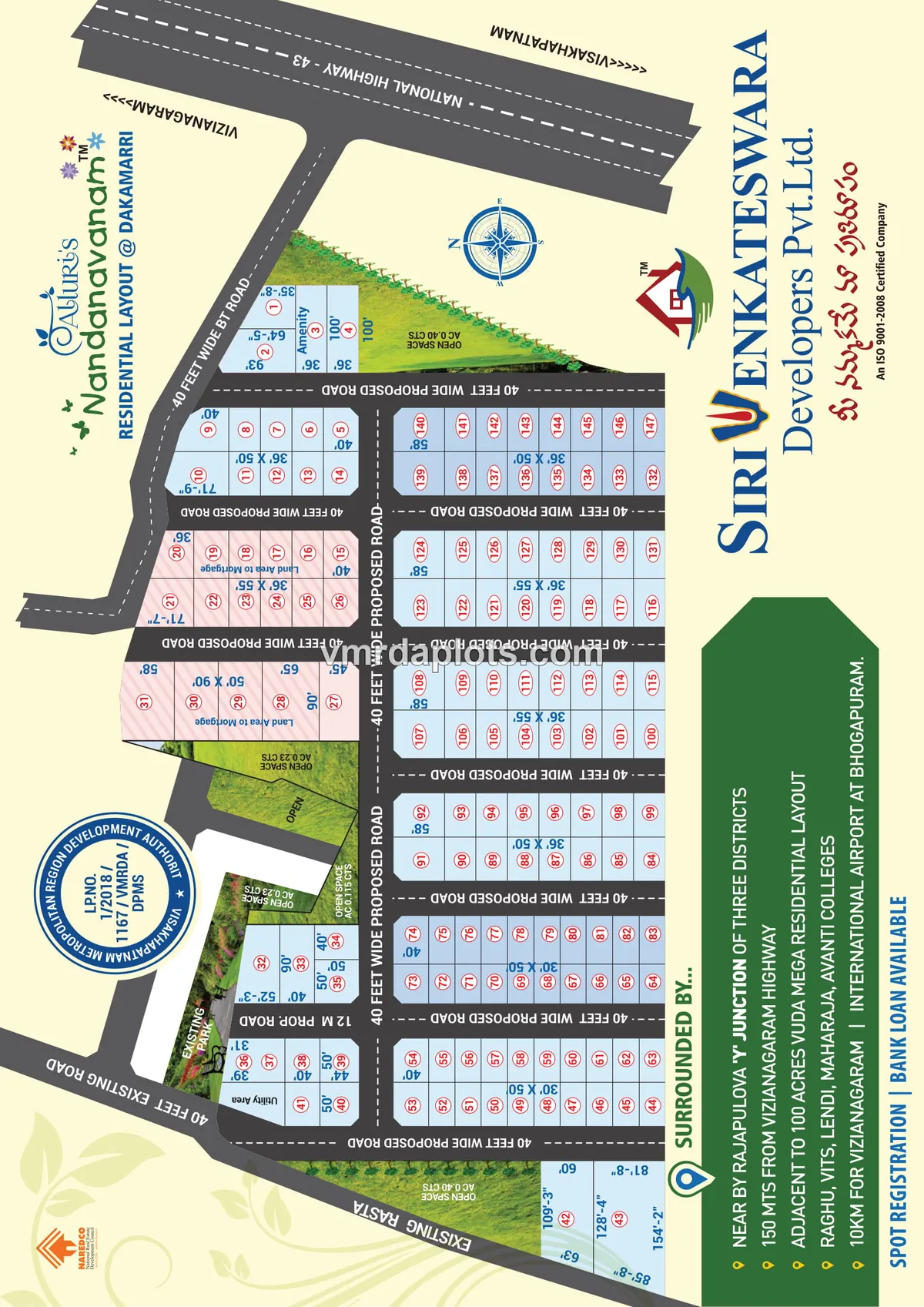 VMRDA APPROVED PLOT FOR SALE IN DAKAMARRI - DAKAMARRI - image 2