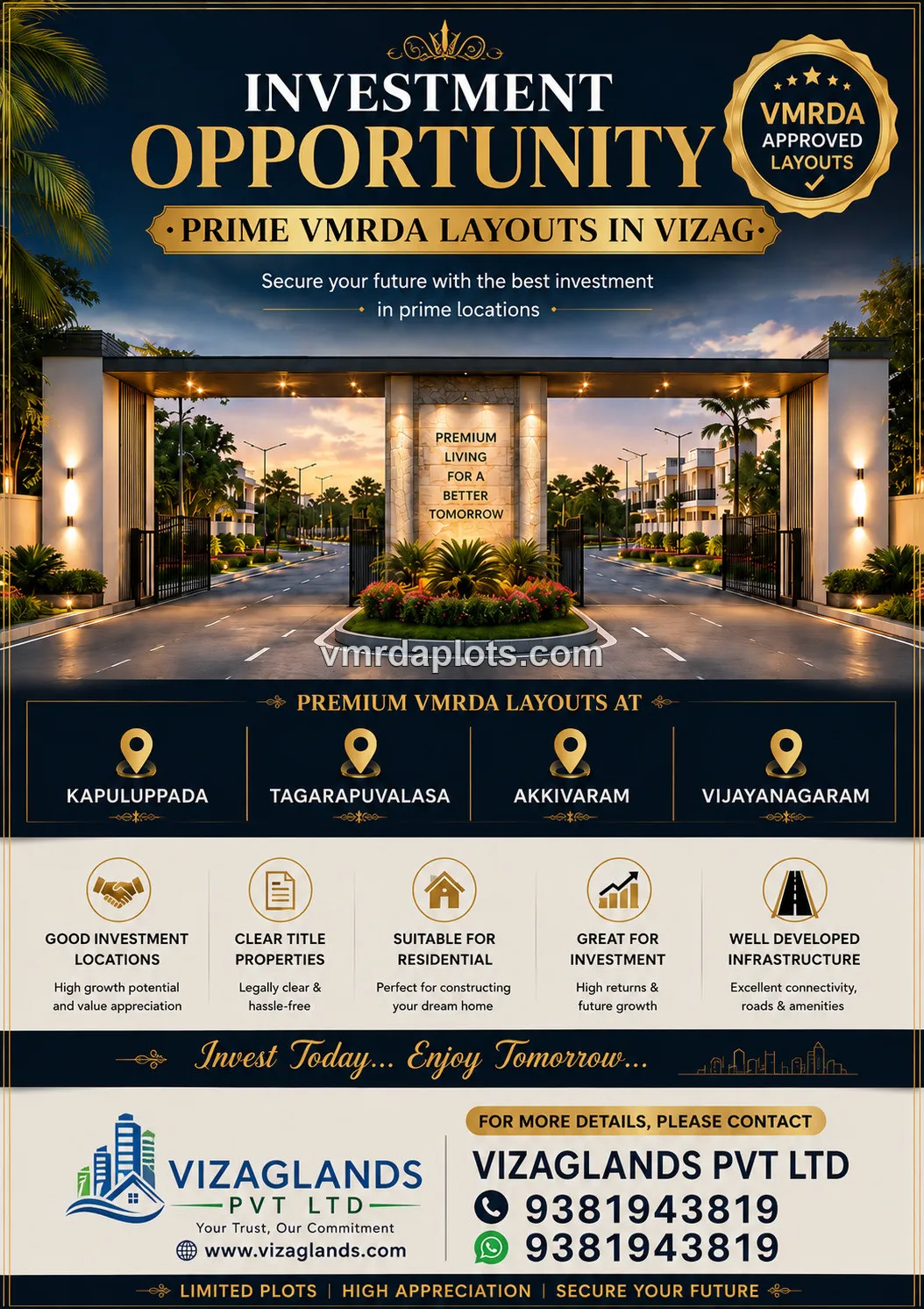 LANDS FOR SALE BHOGAPURAM AIRPORT - BHOGAPURAM, Visakhapatnam